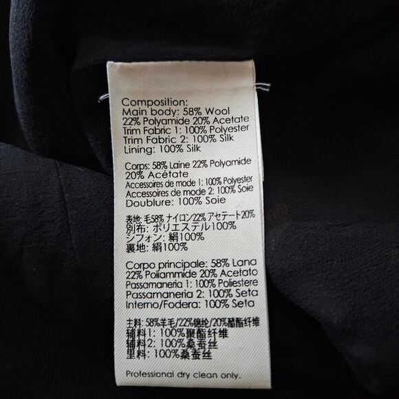 3.1 Phillip Lim Mixed Media Patchwork Dress 2 Black Brown Animal Print Cocktail - Picture 14 of 14